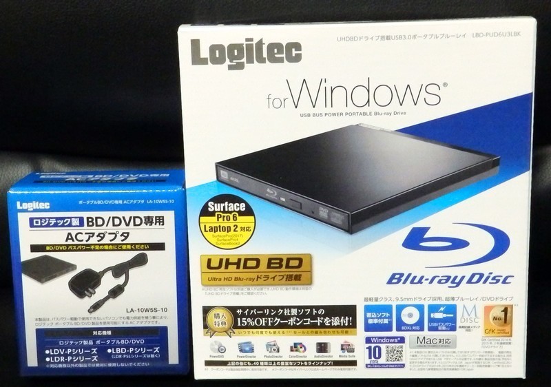 Logitec ロジテック 外付けBDドライブ LBD-PUD6U3LBK を購入。: 気まま ...